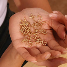 Load image into Gallery viewer, Twisted Letter Pendant only