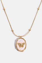 Load image into Gallery viewer, Butterfly Shell Pendant Copper Necklace