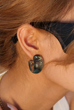 Load image into Gallery viewer, Resin C-Hoop Earrings