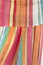 Load image into Gallery viewer, Striped Smocked Waist Pants with Pockets