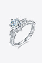 Load image into Gallery viewer, 1 Carat Moissanite 925 Sterling Silver Ring